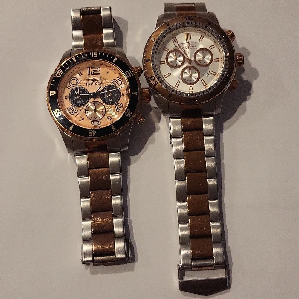 Invicta 12913 Pro Diver Chronograph Tachymeter Stainless Steel Diver Watchs